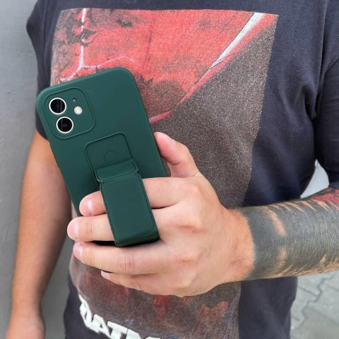 Silikonowe etui z podstawką iPhone 13 Pro Max Kickstand Case żółte Silikonowe etui z podstawką iPhone 13 Pro Max Kickstand Case żółte