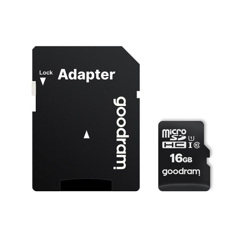 Microcard 16 GB karta pamięci micro SD HC/XC UHS-I adapter SD odczyt do 100mb/s Microcard 16 GB karta pamięci micro SD HC/XC UHS-I adapter SD odczyt do 100mb/s