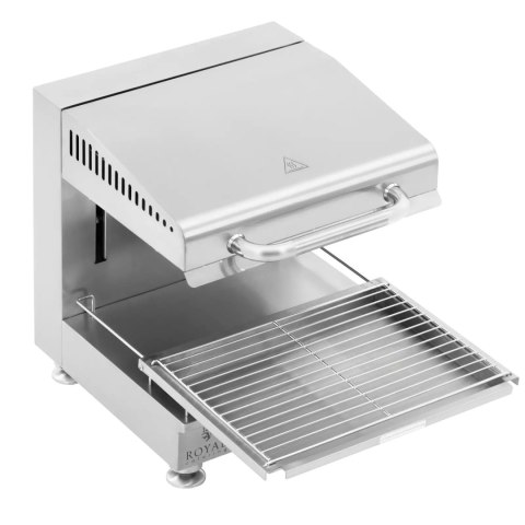 Opiekacz salamanader do zapiekanek pity z regulacją wysokości 45 cm 230 V 2800 W Opiekacz salamanader do zapiekanek pity z regulacją wysokości 45 cm 230 V 2800 W