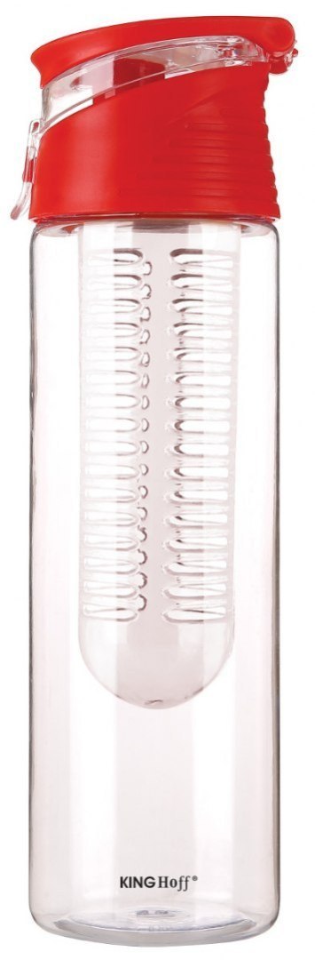 BUTELKA BIDON z wkładem na owoce 0.8L KINGHOFF KH-1192 BUTELKA BIDON z wkładem na owoce 0.8L KINGHOFF KH-1192