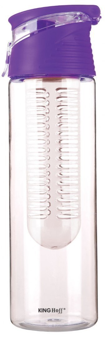 BUTELKA BIDON z wkładem na owoce 0.8L KINGHOFF KH-1192 BUTELKA BIDON z wkładem na owoce 0.8L KINGHOFF KH-1192