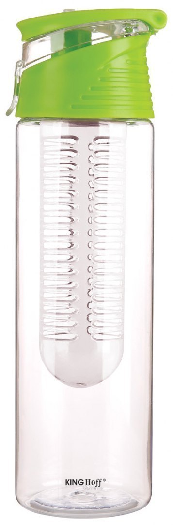 BUTELKA BIDON z wkładem na owoce 0.8L KINGHOFF KH-1192 BUTELKA BIDON z wkładem na owoce 0.8L KINGHOFF KH-1192