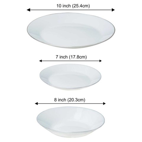 KOMPLET OBIADOWY OPAL DLA 6 OSÓB 18 ELEM. KINGHOFF KH-1877 KOMPLET OBIADOWY OPAL DLA 6 OSÓB 18 ELEM. KINGHOFF KH-1877