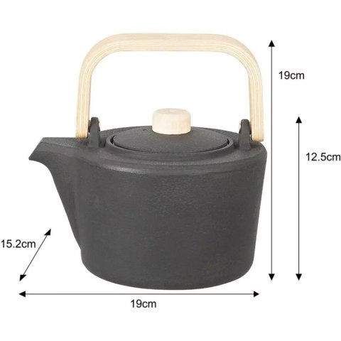 ZAPARZACZ ŻELIWNY DZBANEK 1,3L Z FILTREM KINGHOFF KH-1845 ZAPARZACZ ŻELIWNY DZBANEK 1,3L Z FILTREM KINGHOFF KH-1845
