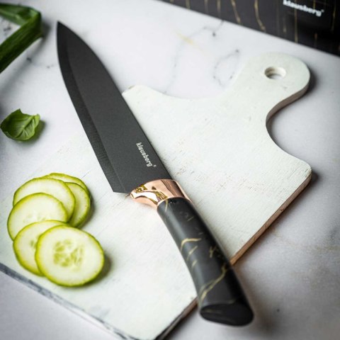 ZESTAW 5 NOŻY KUCHENNYCH W BLOKU KLAUSBERG KB-7768 ZESTAW 5 NOŻY KUCHENNYCH W BLOKU KLAUSBERG KB-7768