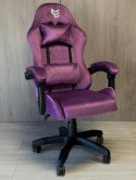 Fotel obrotowy gamingowy HERO ENZO PURPLE ALCANTARA