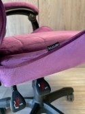 Fotel obrotowy gamingowy HERO ENZO PURPLE ALCANTARA