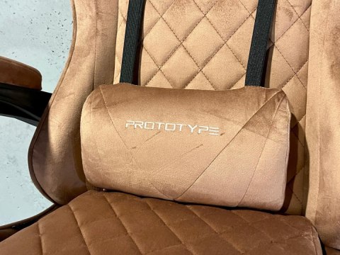 Fotel obrotowy gamingowy HERO POKER PRO BROWN ALCANTARA Fotel obrotowy gamingowy HERO POKER PRO BROWN ALCANTARA