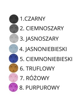 Krzesła tapicerowane BORGO VELVET SILVER zestaw 4 sztuk kolory do wyboru