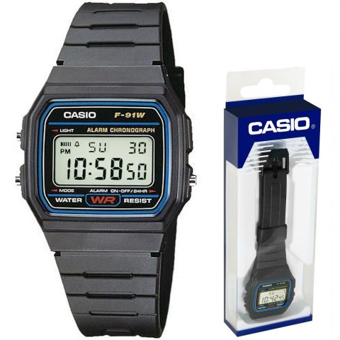 Zegarek Męski CASIO F-91W-1YER Zegarek Męski CASIO F-91W-1YER