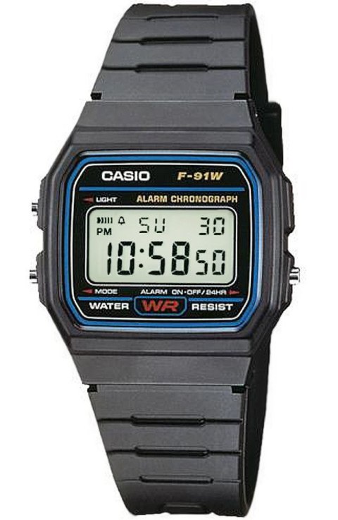 Zegarek Męski CASIO F-91W-1YER Zegarek Męski CASIO F-91W-1YER