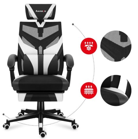 Fotel gamingowy Huzaro Combat 5.0 White Fotel gamingowy Huzaro Combat 5.0 White