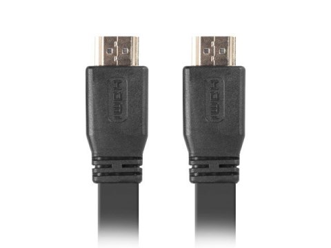 Kabel Lanberg CA-HDMI-21CU-0010-BK (HDMI M - HDMI M; 1m; kolor czarny) Kabel Lanberg CA-HDMI-21CU-0010-BK (HDMI M - HDMI M; 1m; kolor czarny)