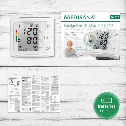 Ciśnieniomierz nadgarstkowy Medisana BW 320 Ciśnieniomierz nadgarstkowy Medisana BW 320