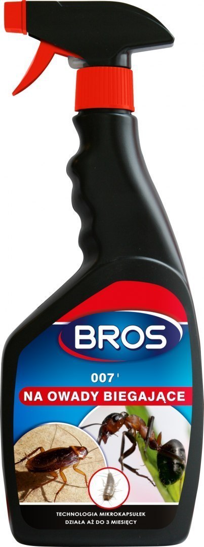 007 na Owady Biegające Prusaki, Mrówki, Rybiki 500ml BROS (R) 007 na Owady Biegające Prusaki, Mrówki, Rybiki 500ml BROS (R)