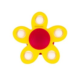 Zakręcony kwiatek pop it zółty