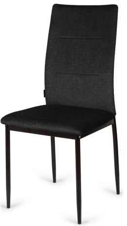 Krzesło tapicerowane VALVA DUO FABRIC BLACK