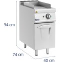 Płyta grillowa grill elektryczny ryflowany z szafką 33.5 x 55 cm 5.4 kW