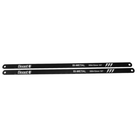 Brzeszczoty do metalu BI-METAL 300x12MM 18T 2 sztuki Brzeszczoty do metalu BI-METAL 300x12MM 18T 2 sztuki