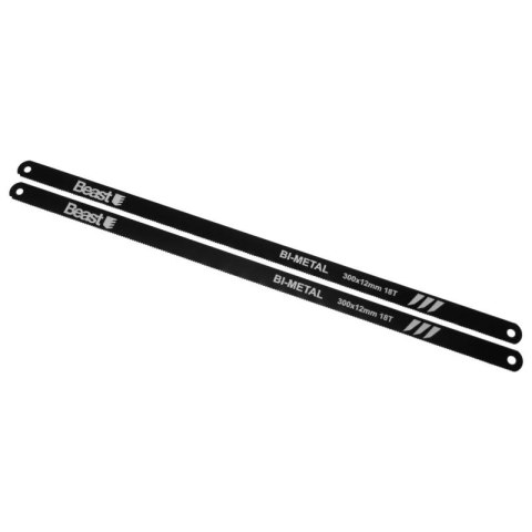Brzeszczoty do metalu BI-METAL 300x12MM 18T 2 sztuki Brzeszczoty do metalu BI-METAL 300x12MM 18T 2 sztuki