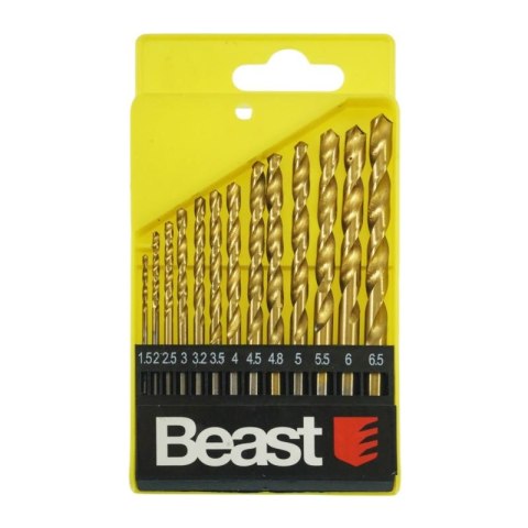WIERTŁA DO METALU 1.5-6.5mm HSS 13szt BIAŁE WIERTŁA DO METALU 1.5-6.5mm HSS 13szt BIAŁE