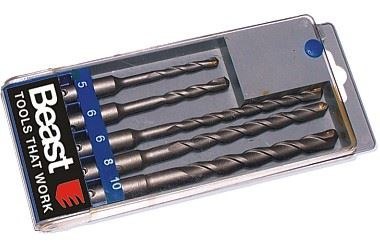 WIERTŁA SDS PLUS DO BETONU 5-6-8-10, 2x110 + 3x160 mm, 5 SZT WIERTŁA SDS PLUS DO BETONU 5-6-8-10, 2x110 + 3x160 mm, 5 SZT