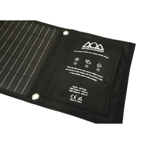 Ładowarka solarna turystyczna panel słoneczny 14W podwójne USB wyjście 5V/2.1A Ładowarka solarna turystyczna panel słoneczny 14W podwójne USB wyjście 5V/2.1A