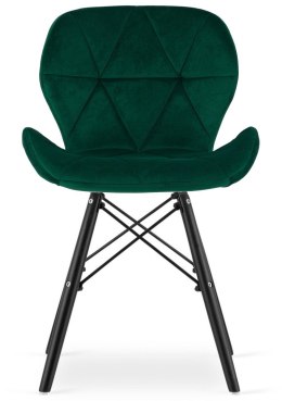 Krzesło tapicerowane VASTO GREEN FOREST VELVET SMOKE