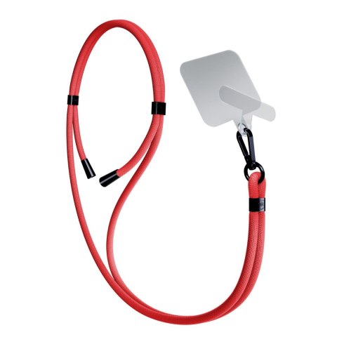 Smycz do telefonu - 3mk EasyClip - Czerwony (czarny) Smycz do telefonu - 3mk EasyClip - Czerwony (czarny)