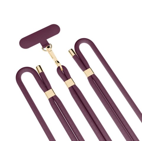 Smycz do telefonu - 3mk EasyClip Elite - Mulberry (gold) ) Smycz do telefonu - 3mk EasyClip Elite - Mulberry (gold) )