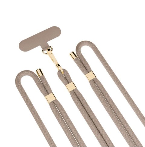 Smycz do telefonu - 3mk EasyClip Elite - Taupe (gold) Smycz do telefonu - 3mk EasyClip Elite - Taupe (gold)