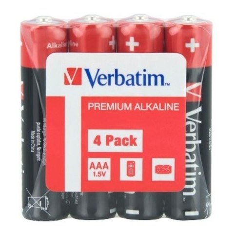 Bateria Verbatim LR3 AAA (4 szt) shrink Bateria Verbatim LR3 AAA (4 szt) shrink