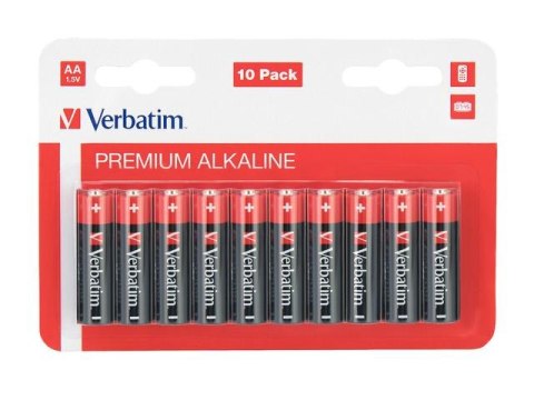 Bateria Verbatim LR6 AA (10 szt blister) Bateria Verbatim LR6 AA (10 szt blister)
