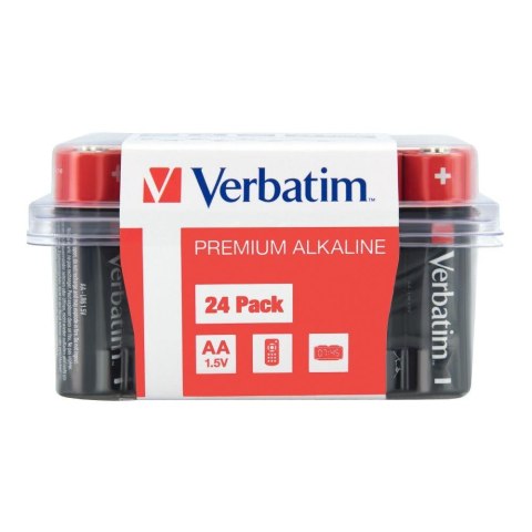 Bateria Verbatim LR6 AA (24 szt box) Bateria Verbatim LR6 AA (24 szt box)