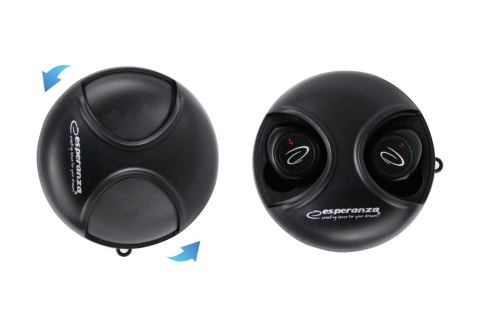 Słuchawki z mikrofonem Esperanza TWS ARIES EH228K bluetooth douszne Słuchawki z mikrofonem Esperanza TWS ARIES EH228K bluetooth douszne