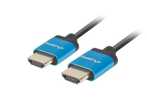 Kabel HDMI Lanberg M/M v2.0 1,8m 4K slim czarny Kabel HDMI Lanberg M/M v2.0 1,8m 4K slim czarny
