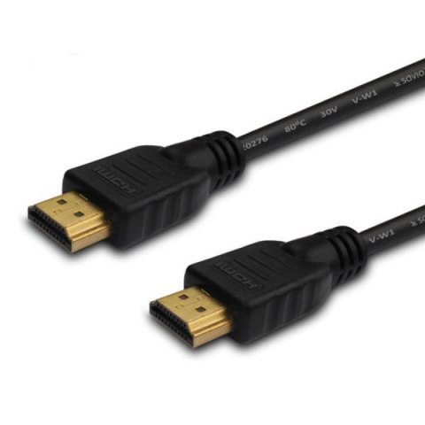 Kabel HDMI Savio CL-34 10m, czarny, złote końcówki, v1.4 Kabel HDMI Savio CL-34 10m, czarny, złote końcówki, v1.4