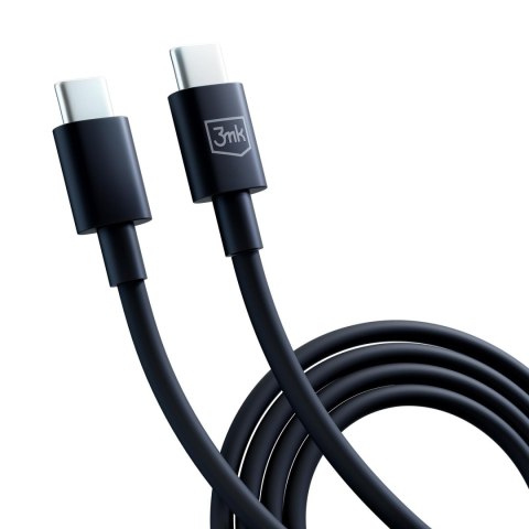Kabel USB C do C - 3mk Hyper Cable C to C 100W 1.2m Czarny Kabel USB C do C - 3mk Hyper Cable C to C 100W 1.2m Czarny