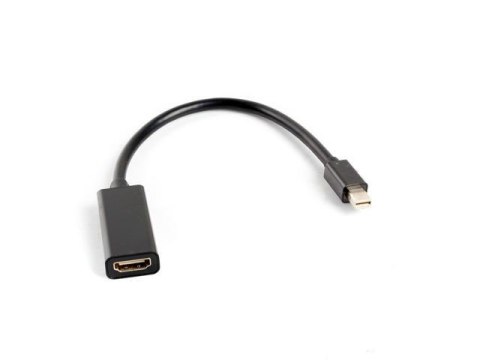 Kabel adapter Lanberg AD-0005-BK mini Displayport (M) -> HDMI (F) czarny Kabel adapter Lanberg AD-0005-BK mini Displayport (M) -> HDMI (F) czarny