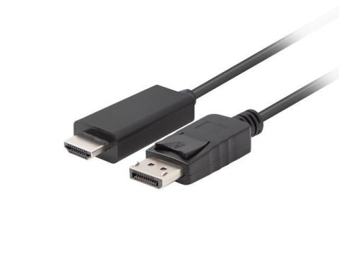 Kabel adapter Lanberg DisplayPort (M) V1.1 - HDMI (M) 1m czarny Kabel adapter Lanberg DisplayPort (M) V1.1 - HDMI (M) 1m czarny
