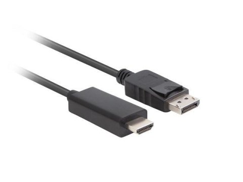 Kabel adapter Lanberg DisplayPort (M) V1.1 - HDMI (M) 5m czarny Kabel adapter Lanberg DisplayPort (M) V1.1 - HDMI (M) 5m czarny