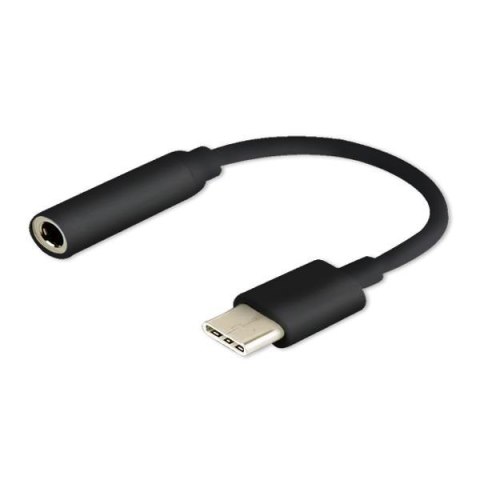 Kabel adapter Savio AK-35 USB Typ C - mini Jack 3,5 mm, czarny Kabel adapter Savio AK-35 USB Typ C - mini Jack 3,5 mm, czarny