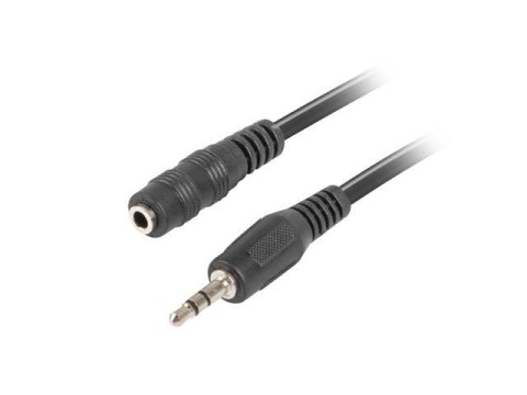 Kabel audio Lanberg stereo minijack - minijack M/F 3m Kabel audio Lanberg stereo minijack - minijack M/F 3m