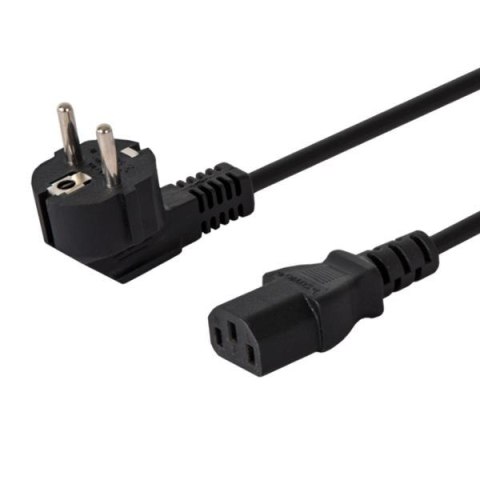 Kabel zasilający Savio CL-146 3,0m Schuko męski - IEC C13 Kabel zasilający Savio CL-146 3,0m Schuko męski - IEC C13