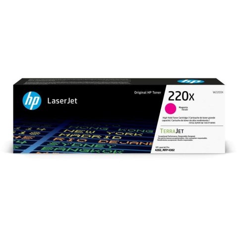 Toner HP 220X (W2203X) Magenta 5500str. Toner HP 220X (W2203X) Magenta 5500str.