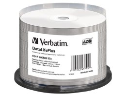 Płyty CD-R Verbatim 52x Cake 50 szt DL AZO Nadruk