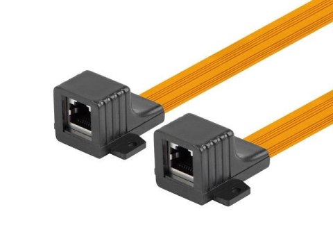 Adapter Lanberg złączka sieciowa przelotka okienna RJ45 kat.5E 17cm Adapter Lanberg złączka sieciowa przelotka okienna RJ45 kat.5E 17cm