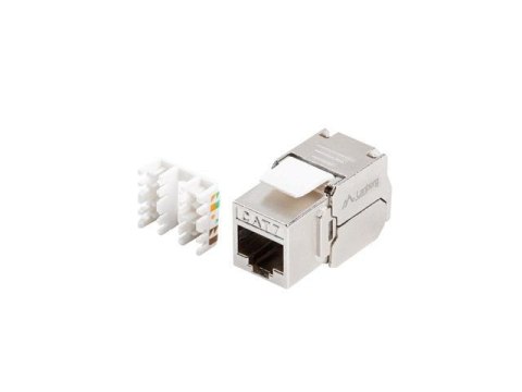 Moduł Keystone Lanberg gniazdo beznarzędziowy RJ45 -> LSA 180° FTP kat.7 Moduł Keystone Lanberg gniazdo beznarzędziowy RJ45 -> LSA 180° FTP kat.7
