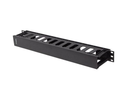 Organizer kabli Lanberg AK-1703-B 19" 1U plastikowy z zaślepką typ A czarny Organizer kabli Lanberg AK-1703-B 19" 1U plastikowy z zaślepką typ A czarny