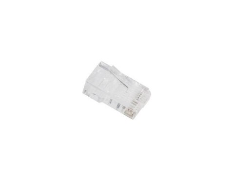 Wtyk sieciowy Lanberg PLU-5000EZ RJ-45 8P8C kat. 5e UTP przelotowy 100 sztuk Wtyk sieciowy Lanberg PLU-5000EZ RJ-45 8P8C kat. 5e UTP przelotowy 100 sztuk